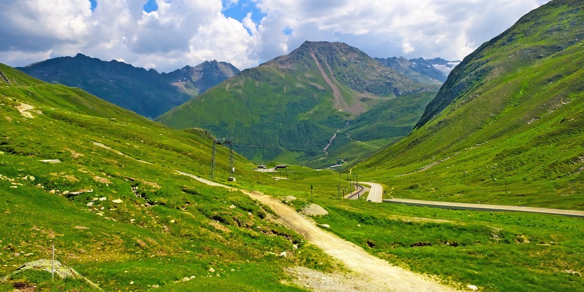 Đường Oberalp Pass ở Thụy Sĩ