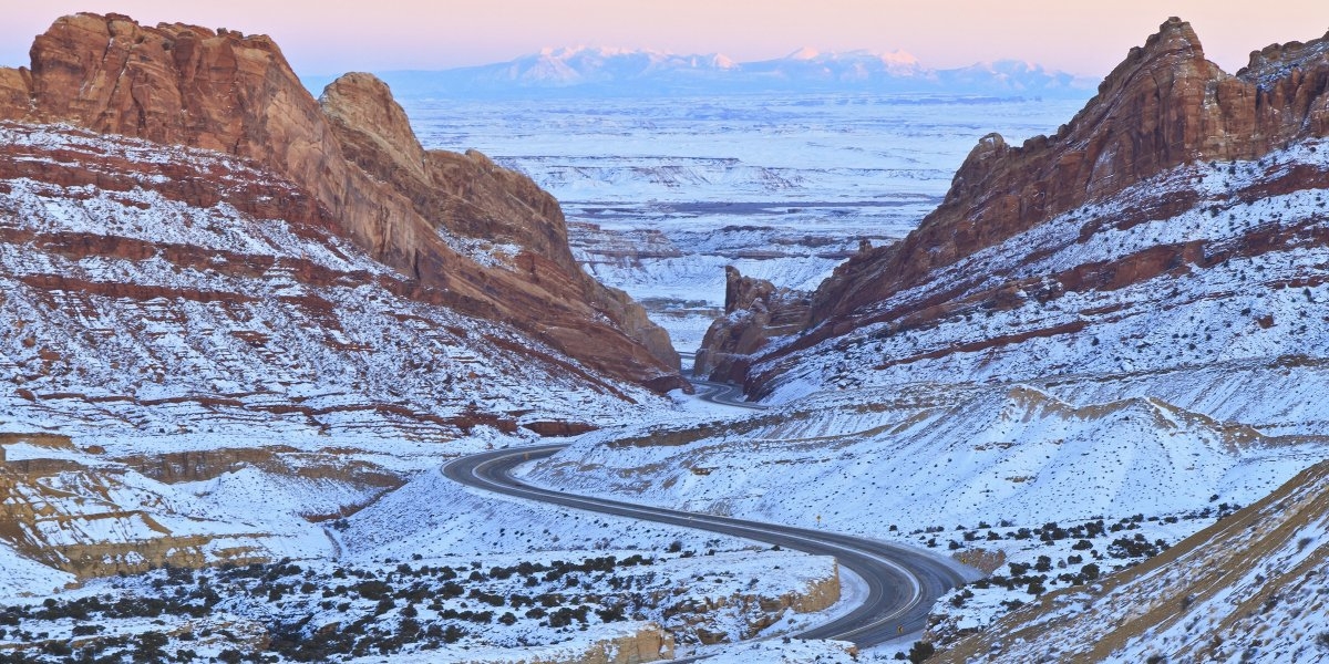 Con đường chạy qua xứ Utah