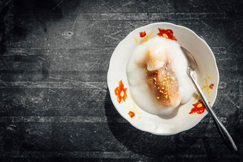 Chuối nếp nướng chan nước cốt dừa miền T&acirc;y