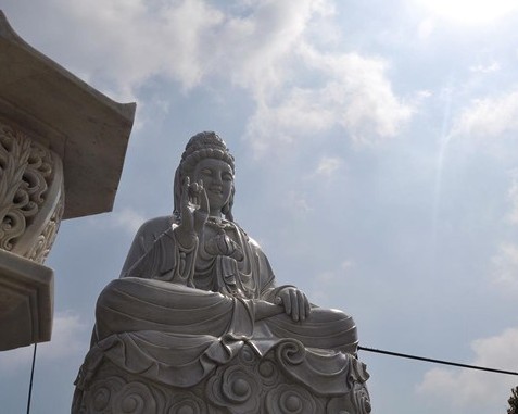 Tượng bồ t&aacute;t lớn nhất Việt Nam