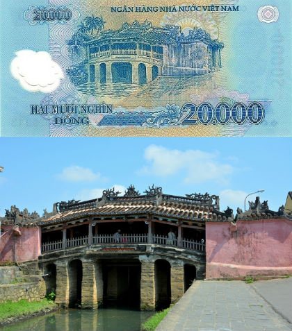 điểm du lịch trên đồng tiền Việt Nam