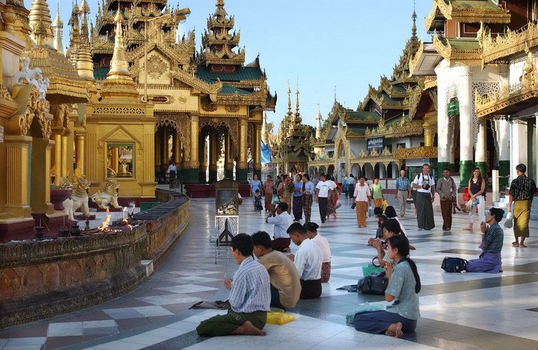 Chùa Vàng Shwedagon ở Yangoon -11