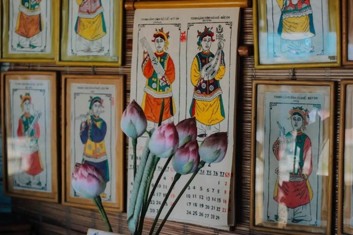 Làng Sình nổi tiếng với làng tranh lâu đời cũng là địa điểm du xuân ở Huế