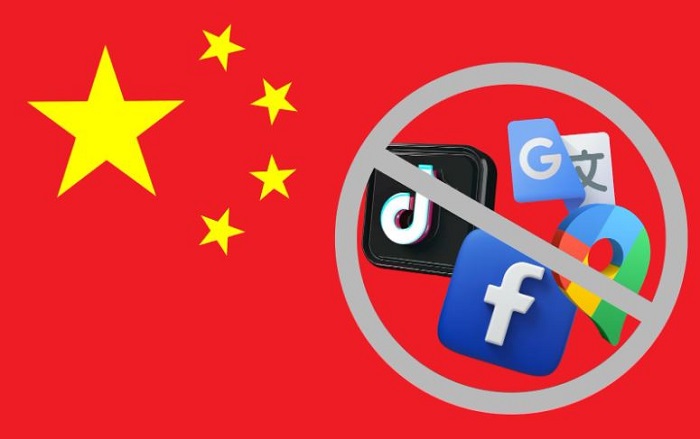 Nhiều du khách thường không dùng được Facebook, TikTok và Google ở Trung Quốc vì Great Firewall.