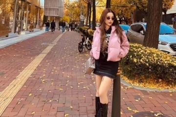 Huyền Baby mở đầu năm mới với chuyến du lịch tại Hàn Quốc