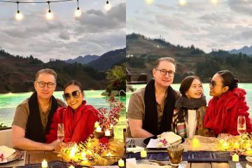 Ca sĩ Đoan Trang cùng chồng Tây và bé Sol "bỏ phố" lên Mù Cang Chải để trải nghiệm văn hoá vùng cao
