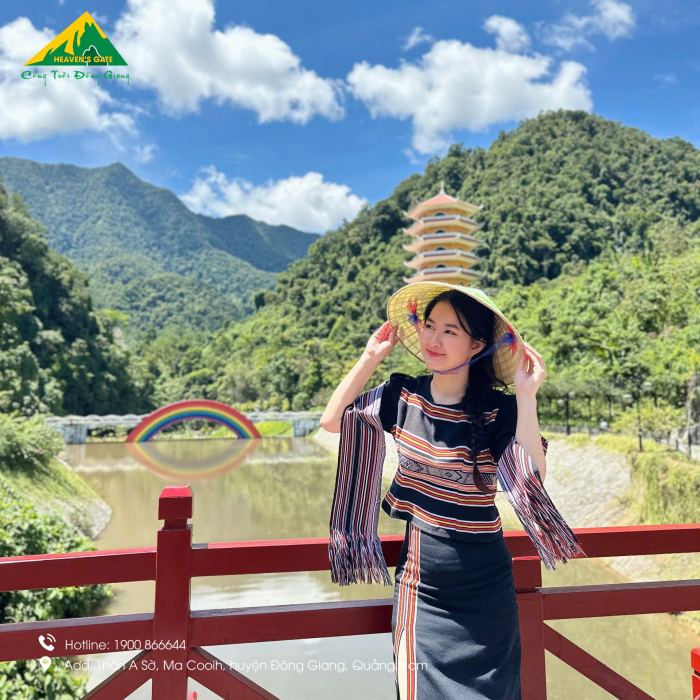 khung cảnh cổng trời Đông Giang 