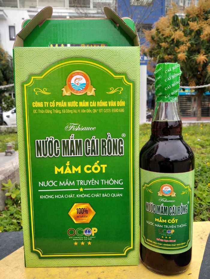 Nước mắm Cái Rồng là thương hiệu được yêu thích