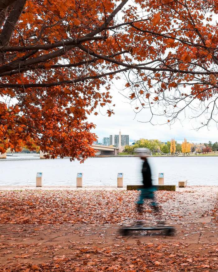 Hồ Burley Griffin Úc với cảnh quan thiên nhiên tuyệt đẹp