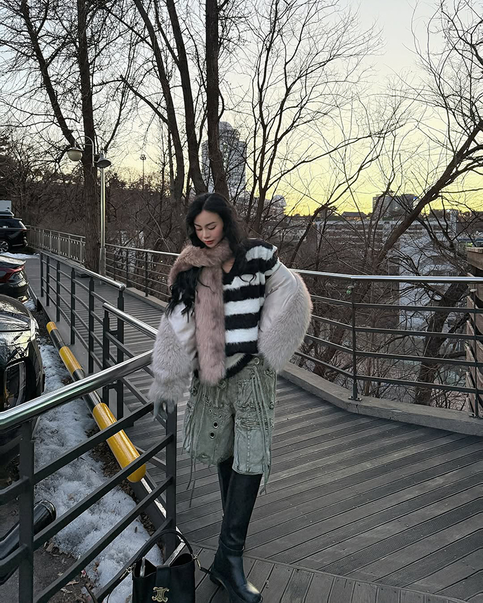 Sử dụng xe buýt để đến tháp Namsan Hàn Quốc