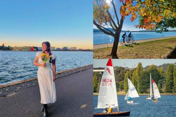 Chèo SUP, lướt sóng và ngắm hoàng hôn lãng mạn tại hồ Burley Griffin Úc