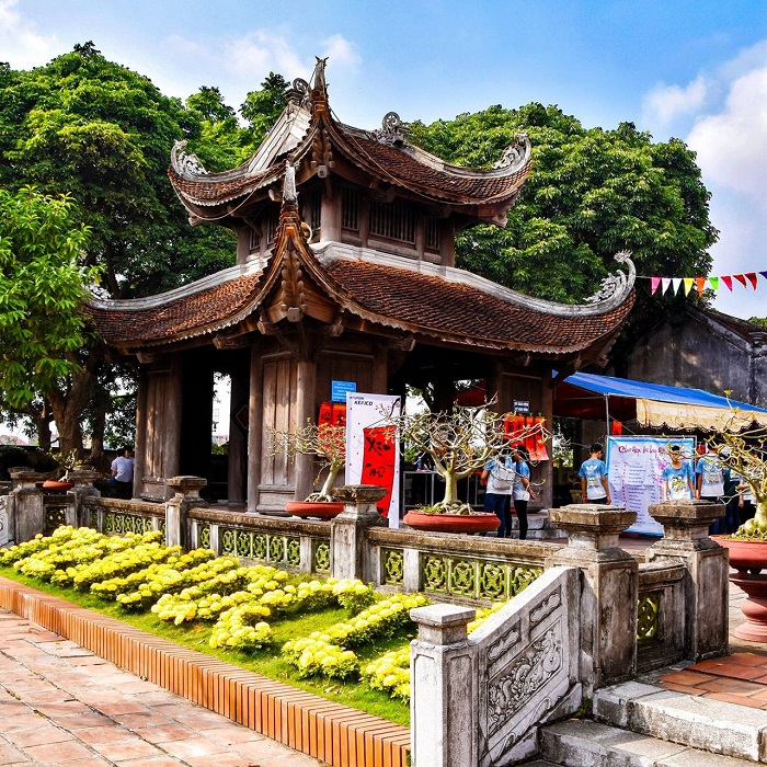 Bạn có thể dễ dàng tìm đường tới Văn miếu Mao Điền Hải Dương