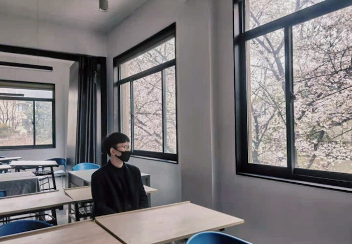 lớp học hoa anh đào ở Trung Quốc