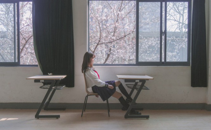 lớp học hoa anh đào ở Trung Quốc