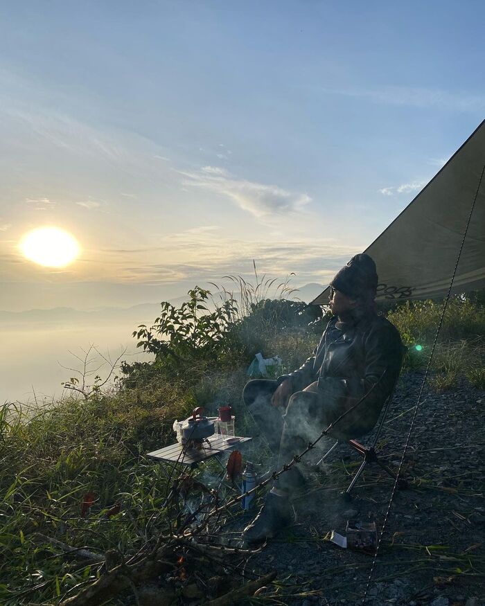 cắm trại tại địa điểm săn mây ở Bảo Lộc