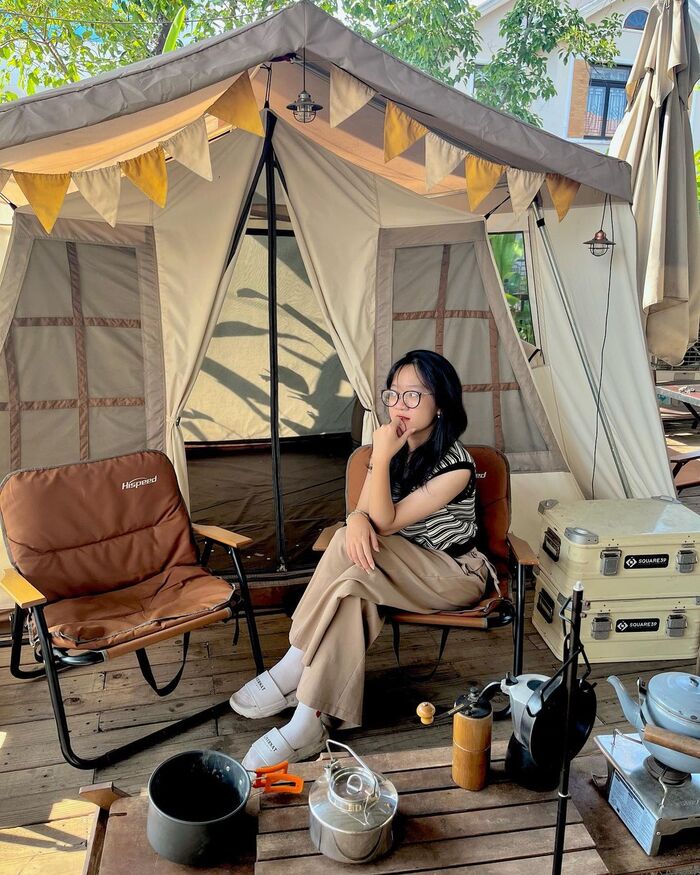 quán cafe phong cách cắm trại ở TP HCM nổi tiếng