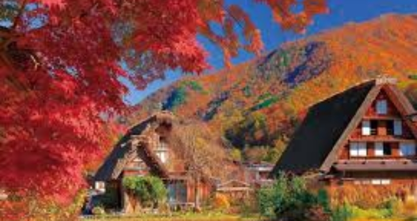 Làng cổ Shirakawa-go ẩn mình giữa những ngọn núi hùng vĩ