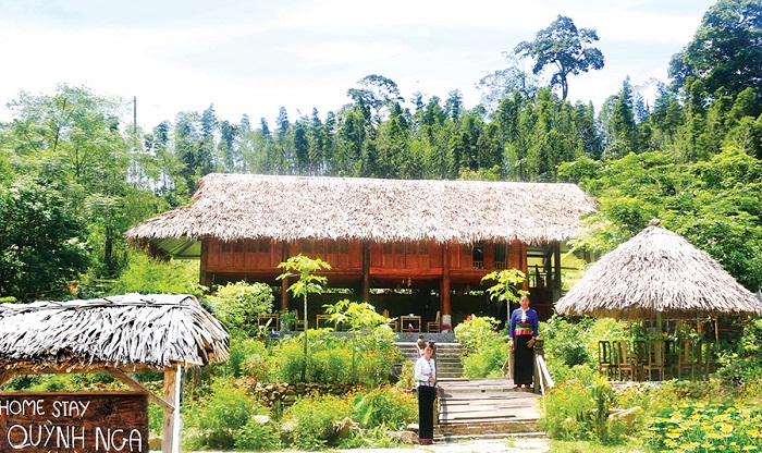 Những căn homestay đặc trưng tại bản Cỏi Phú Thọ