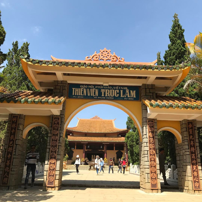 Thiền viện Trúc Lâm an tĩnh là không gian lý tưởng để bạn thư giãn