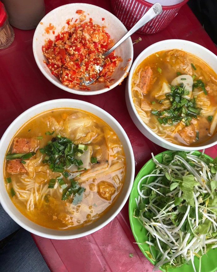 Bún chả cá hấp dẫn cho bữa sáng