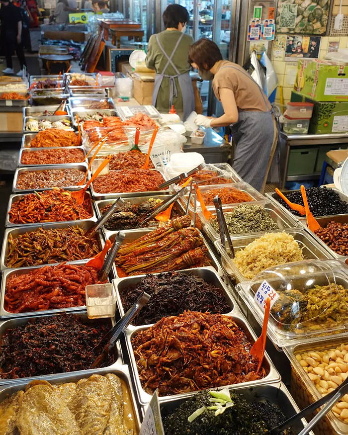 Chợ Gwangjang Hàn Quốc có hơn 5000 gian hàng