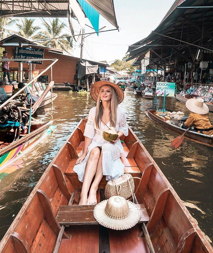 Cách di chuyển tới chợ nổi Damnoen Saduak