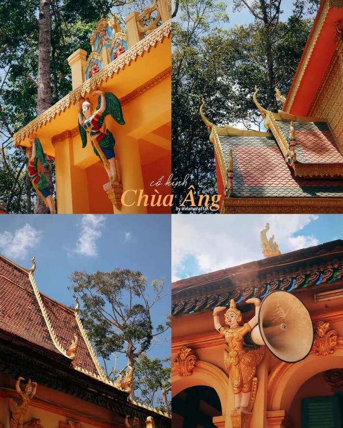 Chiêm ngưỡng vẻ đẹp kiến trúc Khmer hơn 1.000 năm tuổi tại chùa Âng Trà Vinh