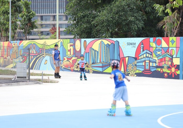 Không gian thể thao đa năng tại công viên Sáng Tạo TP Thủ Đức