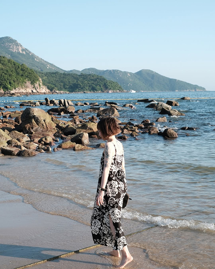 Bãi biển Hung Shing Yeh tại đảo Lamma Hồng Kông