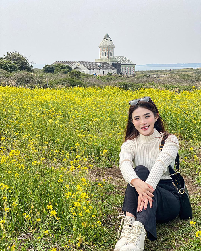 Cánh đồng hoa cải vàng – Điểm check-in mùa xuân tuyệt đẹp tại đồi Seopjikoji hàn quốc