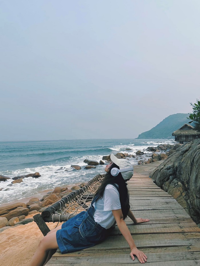 Có rất nhiều góc check in đẹp ở Bãi Đông - Địa điểm dã ngoại ở Thanh Hóa