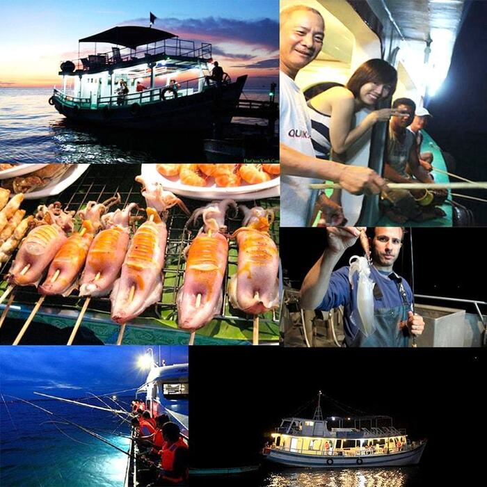 Kinh nghiệm câu mực đêm Phú Quốc – Lựa chọn tour phù hợp