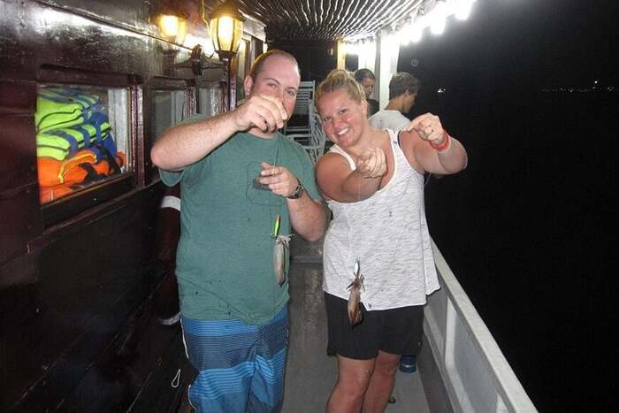 Kinh nghiệm câu mực đêm Phú Quốc – Thời điểm và tọa độ câu mực lý tưởng