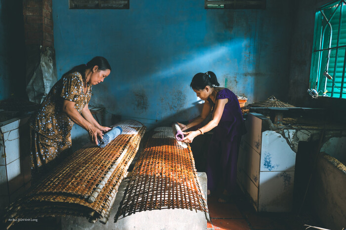 Quy trình sản xuất tại làng bánh tráng cù lao Mây Vĩnh Long 