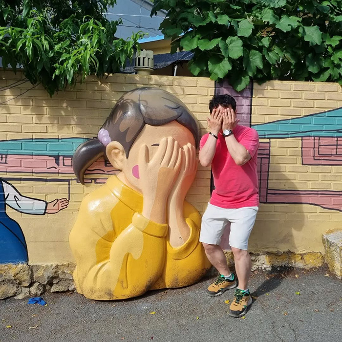 Di chuyển tới làng bích họa Mabijeong hàn quốc bằng tàu điện ngầm