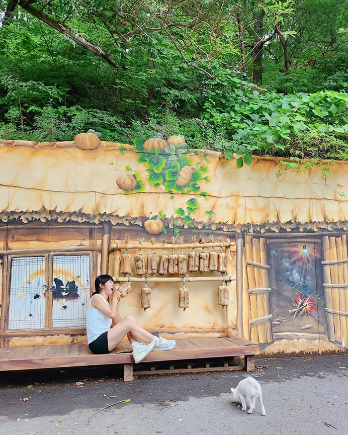 Chiêm ngưỡng những bức tranh tường sống động tại màng bích họa Mabijeong hàn quốc