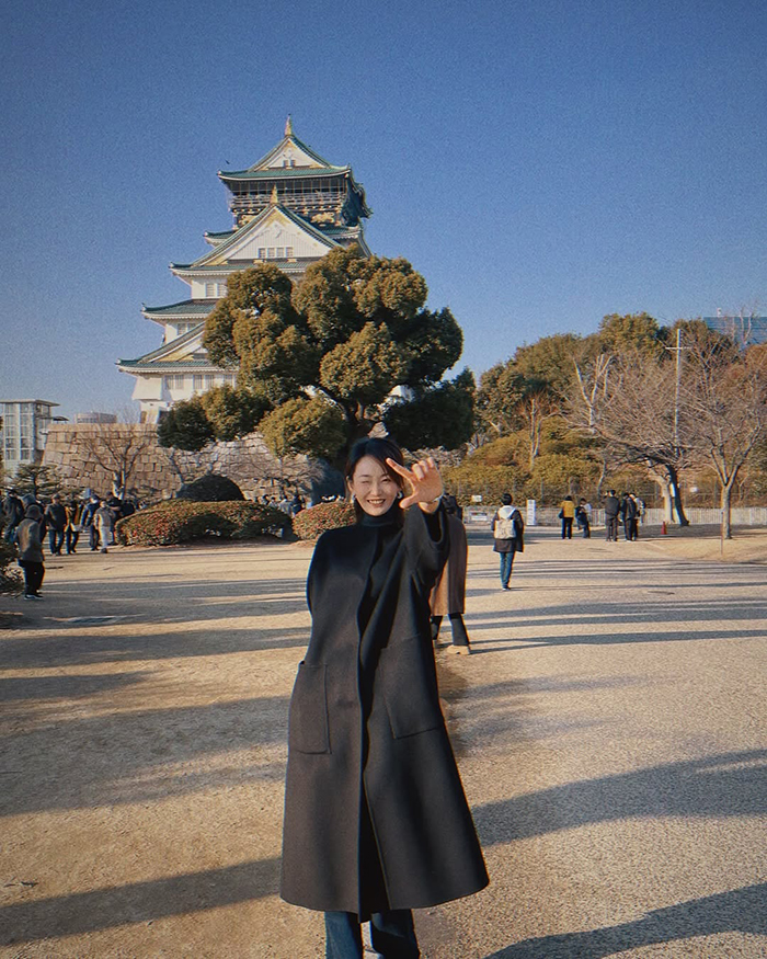 Kiến trúc cổ kính và tháp canh hùng vĩ của lâu đài Osaka Nhật Bản