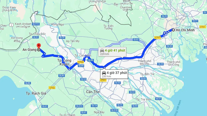 Di chuyển đến nhà mồ Ba Chúc An Giang 