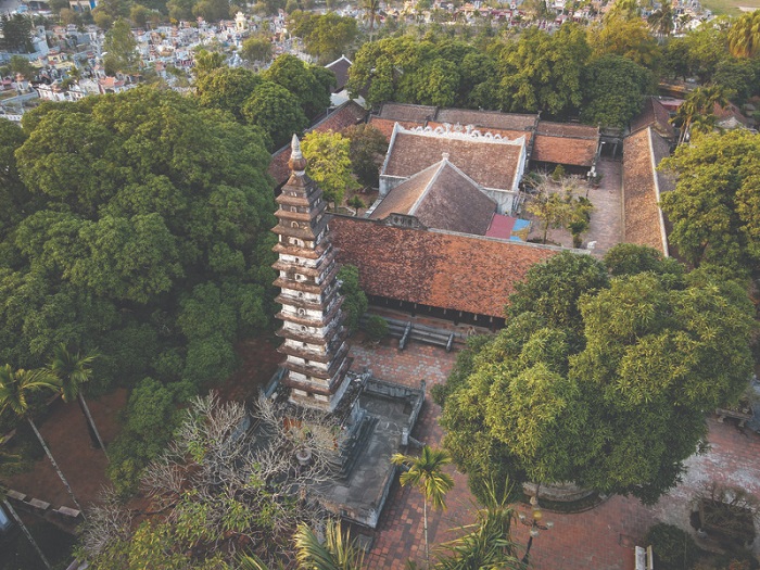 Tháp Phổ Minh Nam Định đã nhuốm màu rêu phong