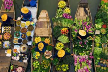 Ghé thăm chợ nổi Damnoen Saduak Thái Lan - Trải nghiệm văn hóa sông nước độc đáo