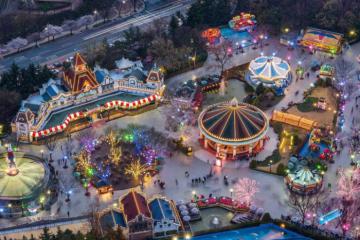 Trải nghiệm công viên giải trí E-World Hàn Quốc đậm chất Châu Âu