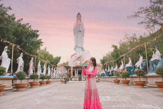 Đến chùa Hưng Thiện Bạc Liêu Cà Mau chiêm bái tượng Mẹ Đông Hải linh thiêng