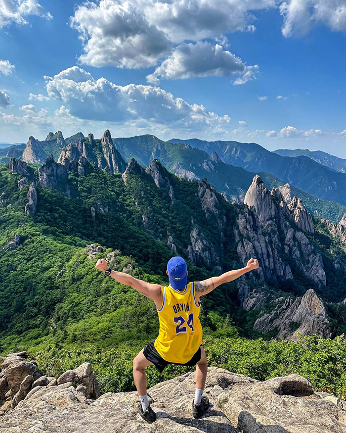 Mùa hè (tháng 6 – tháng 8) tại vườn quốc gia seoraksan hàn quốc