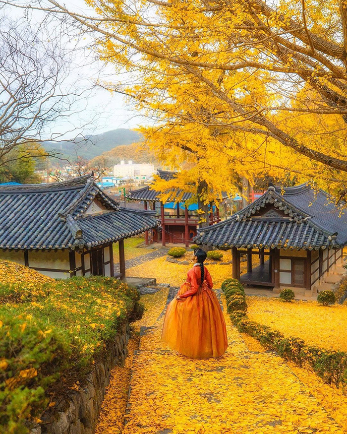 Đền Sinheungsa tại vườn quốc gia Seoraksan hàn quốc