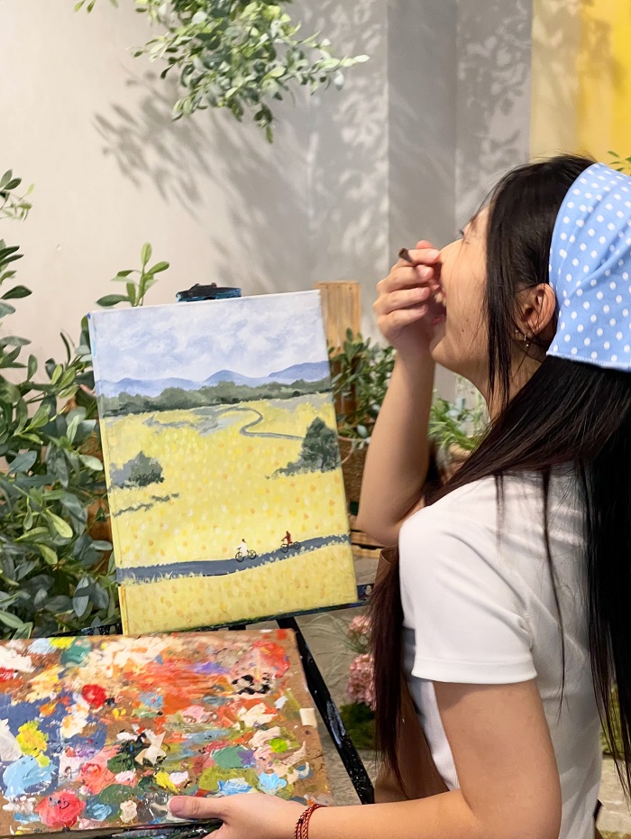 Tự do sáng tạo khi tới địa điểm workshop vẽ tranh ở Hà Nội
