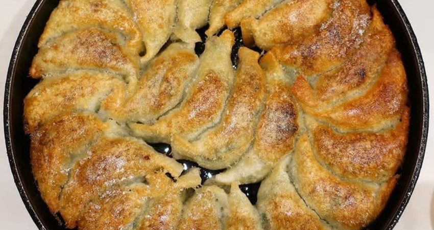 Mùi thơm của bánh xếp sẽ khiến bạn ngất ngây.