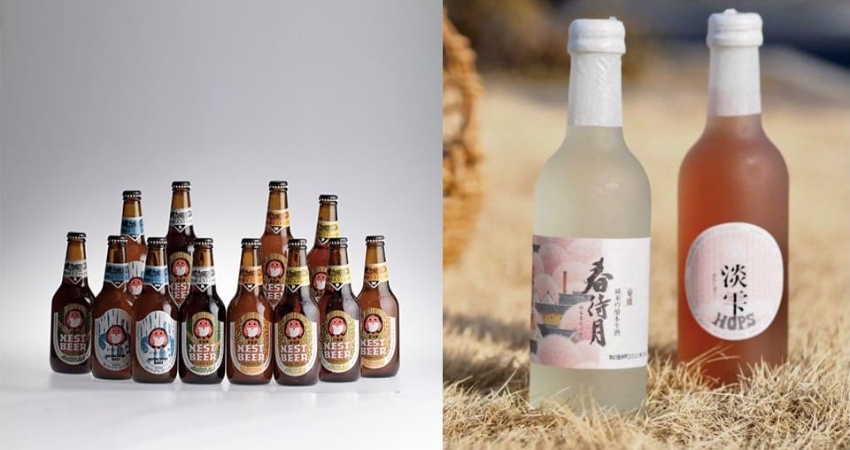 Rượu Sake Ibaraki với hương thơm nhẹ nhàng của gạo lên men