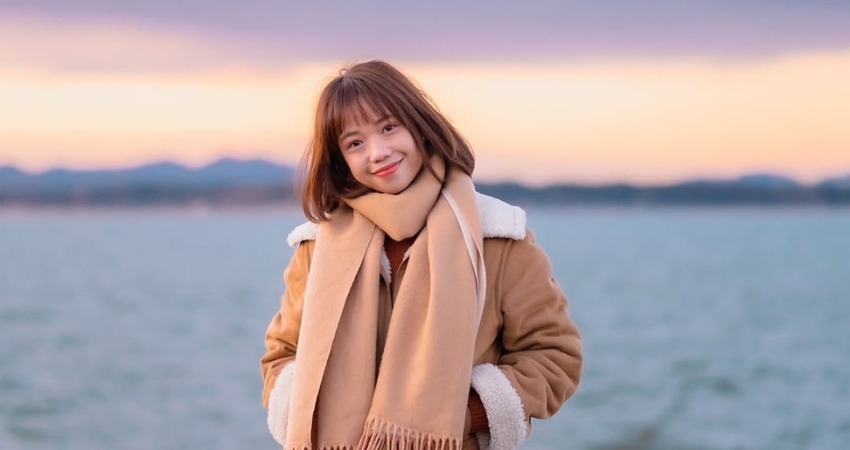 Checkin tại hồ Kasumigaura