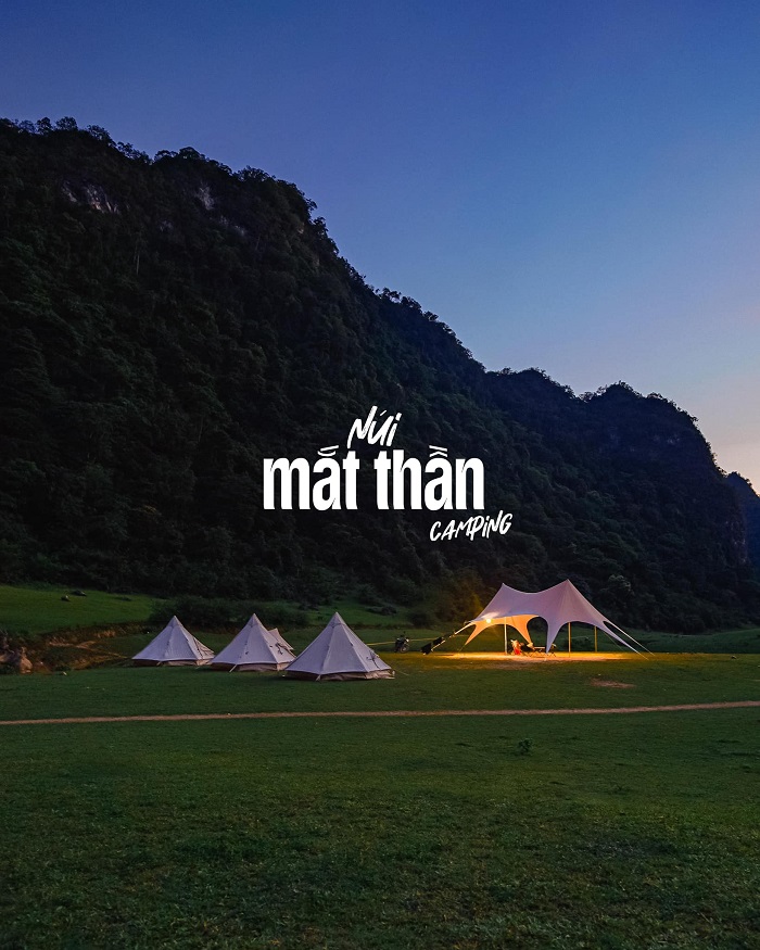Tới núi Thủng Cao Bằng đừng quên việc cắm trại