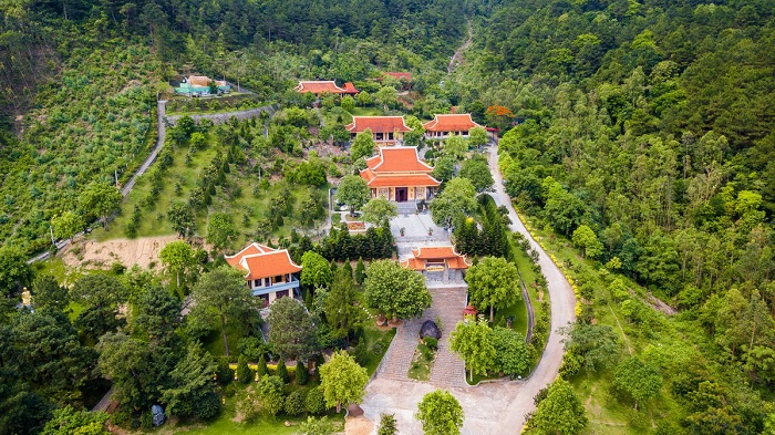 Thiền viện Trúc Lâm Tây Thiên Vĩnh Phúc nằm ở huyện Tam Đảo